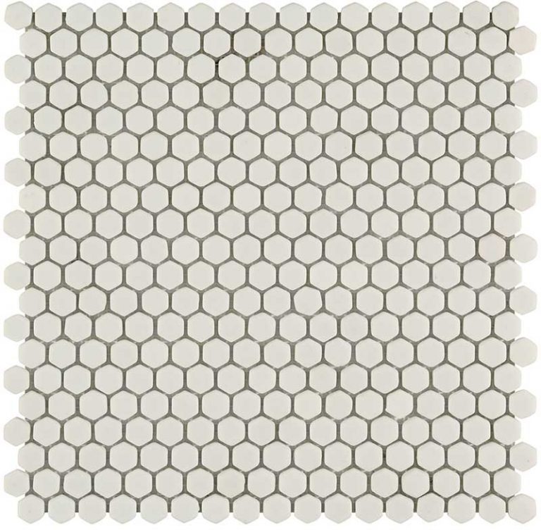 Hexagon White Matt