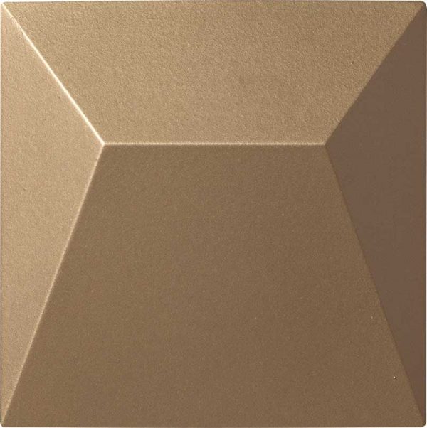 Poliedro Metal Oro