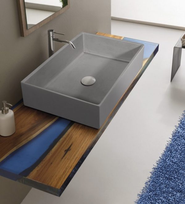 Top Lavabo Atlantic Wood Blue